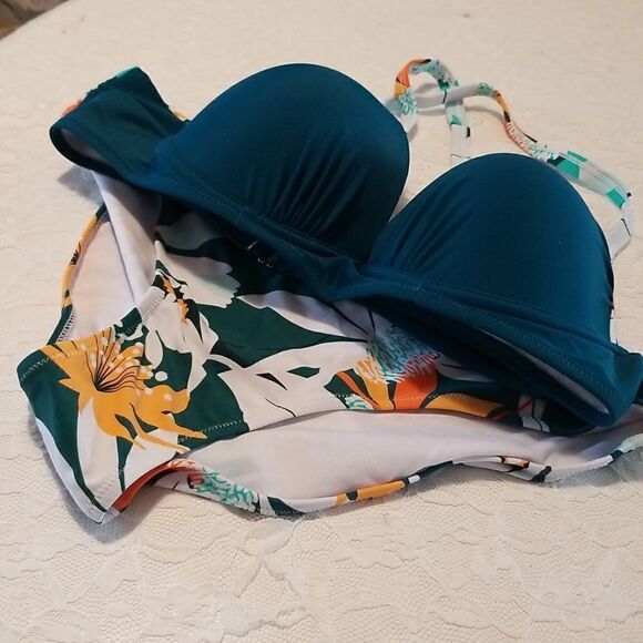 Happy Sailed Womens Push Up Bikini Set Large nwot - Picture 8 of 8